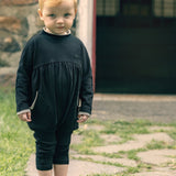 Gray Trim Romper
