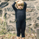 Gray Trim Romper